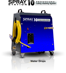 Ceiling Cleaning Equipment and Machines - Model 100110 Ceiling Cleaning Equipment and Machines - SCS Spray Station 10 Water Drops Model 100110
