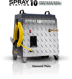 Ceiling Cleaning Equipment and Machines - Model 100106 Ceiling Cleaning Equipment and Machines - SCS Spray Station 10 Diamond Plate Model 100106