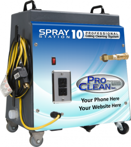 Spray Station 10 Ceiling Cleaning Machine for your Professional Ceiling Cleaning Business Spray Station 10 Ceiling Cleaning Machine for your Professional Ceiling Cleaning Business