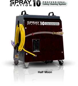 Ceiling Cleaning Equipment and Machines - Model 100113 Ceiling Cleaning Equipment and Machines - SCS Spray Station 10 Half Moon Model 100113