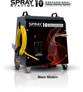 Ceiling Cleaning Equipment and Machines - Model 100119 Ceiling Cleaning Equipment and Machines - SCS Spray Station 10 Black Modern Model 100119