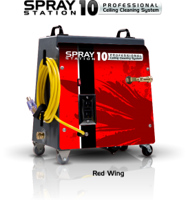 Ceiling Cleaning Equipment and Machines - Model 100121 Ceiling Cleaning Equipment and Machines - SCS Spray Station 10 Red Wing Model 100121