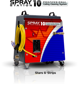 Ceiling Cleaning Equipment and Machines - Model 100122 Ceiling Cleaning Equipment and Machines - SCS Spray Station 10 Stars and Strips Model 100122